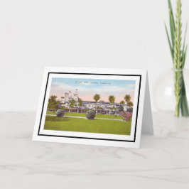 Mira Mar Hotel Sarasota, Florida Greeting Card Kort