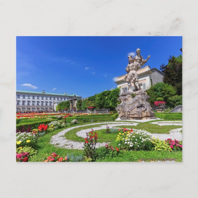 Mirabell palace and gardens, Salzburg, Österrike Vykort (Framsida)
