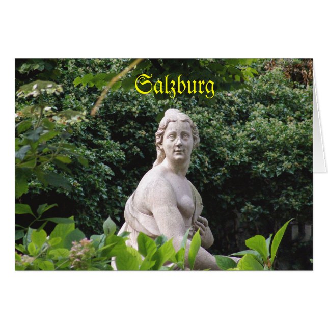 Mirabell Palace - Salzburg Hälsningskort (Framsidan Horizontal)