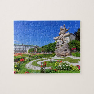 Mirabell slott och trädgårdar, Salzburg, Österr Pussel