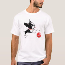 Mirabelle tshirten för boston terrierdun