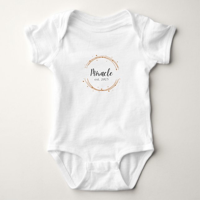 Miracle Baby Bodykostym T Shirt (Framsida)