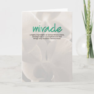 Miracle Definition-inspirationskort Kort