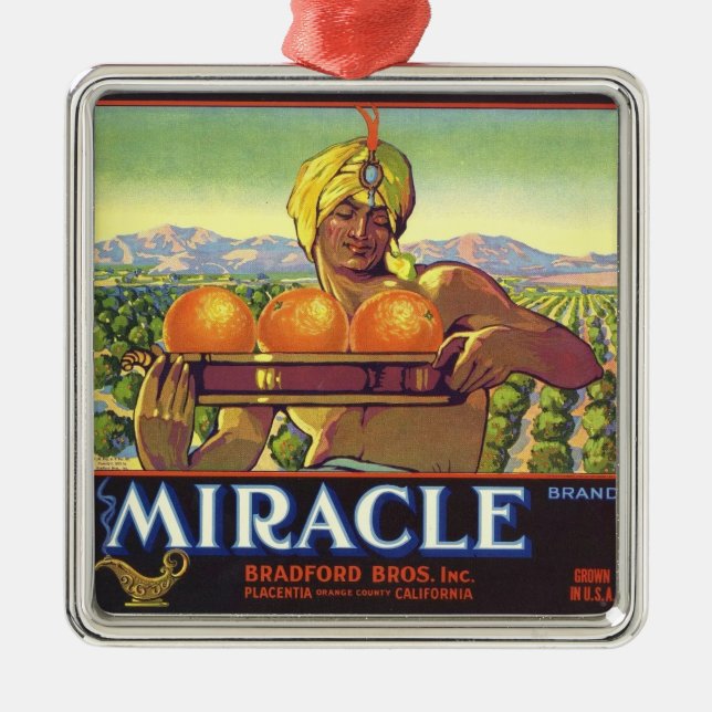 Miracle Genie Julgransprydnad Metall (Framsidan)