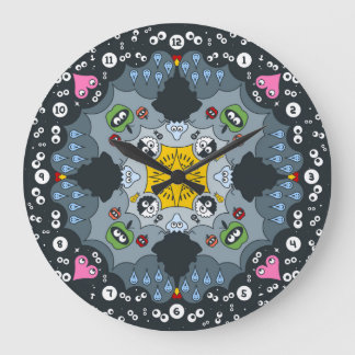 Miracle Mandala Clock Stor Klocka