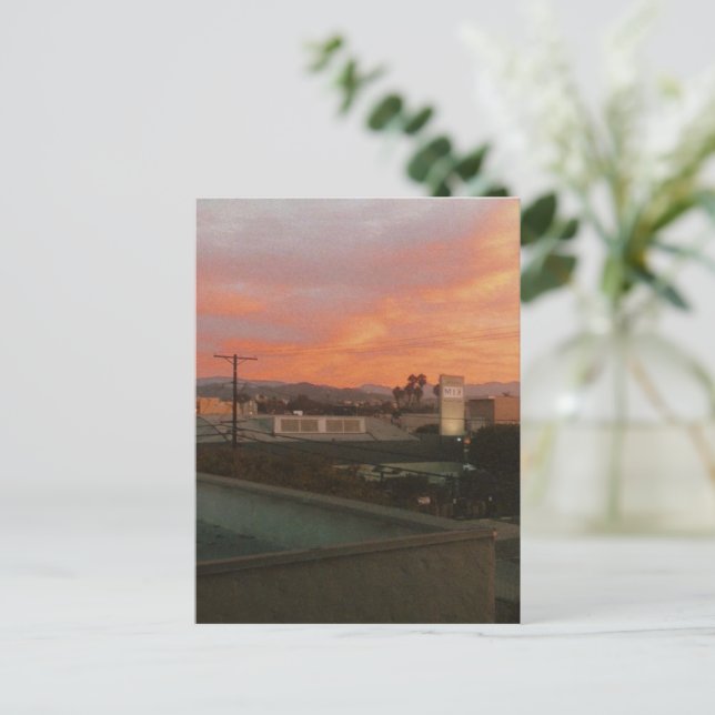 Miracle Mile Sunset - Los Angeles - Kalifornien Vykort (Stående Fram)