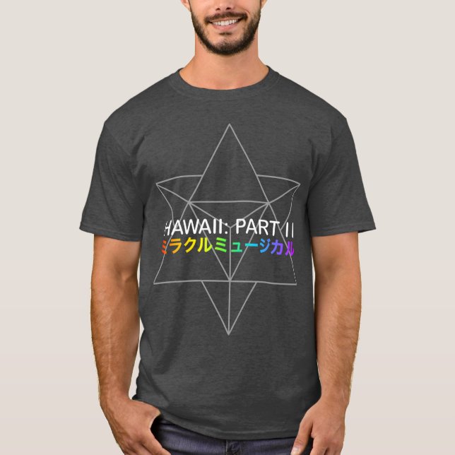 Miracle Musical Hawaii Del II Svart T Shirt (Framsida)