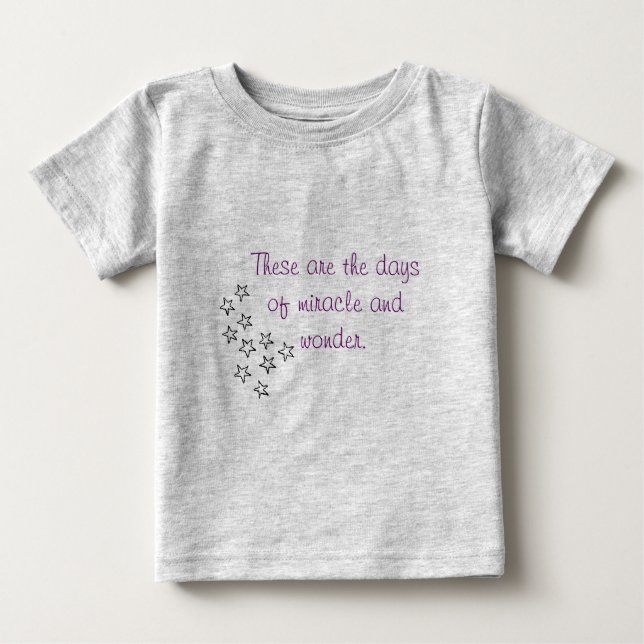 Miracle och  l/s Småbarn-skjorta T Shirt (Framsida)