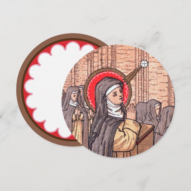 Miracle of Bl. Imelda Lambertini (Detail; VVP 010) (Fram/baksida)