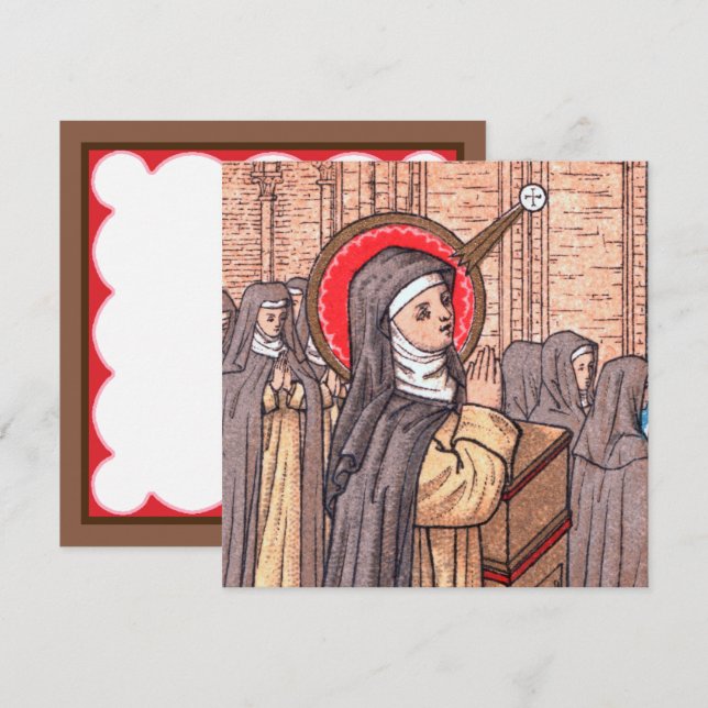 Miracle of Bl. Imelda Lambertini (Detail; VVP 010) (Fram/baksida)