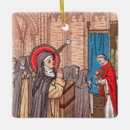 Miracle of Bl. Imelda Lambertini (VVP 010) Julgransprydnad Keramik