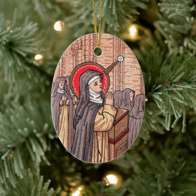 Miracle of Bl. Imelda Lambertini (VVP 010) Julgransprydnad Keramik (Träd)