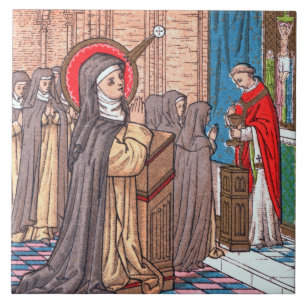 Miracle of Bl. Imelda Lambertini (VVP 010) Kakelplatta