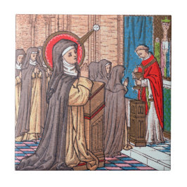 Miracle of Bl. Imelda Lambertini (VVP 010) Kakelplatta