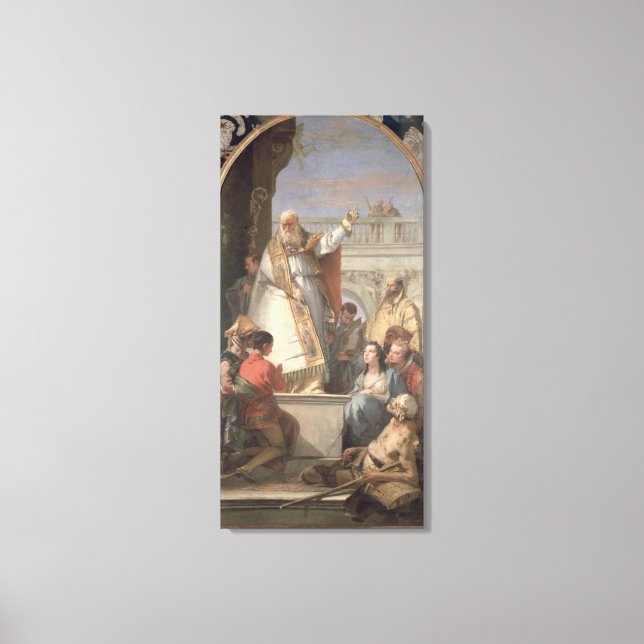 Miracle of St. Patrick, c.1746 (oil on canvas) Canvastryck (Framsida)