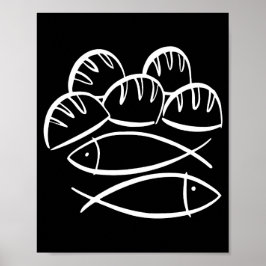 Miracle of the Loaves and Fish - A Symbol of Abund Poster