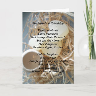 Miracle of Vänskap Card Kort