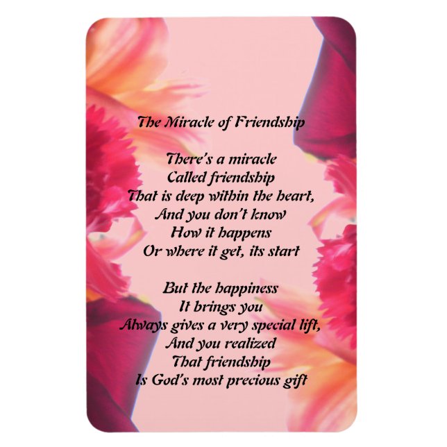 Miracle of Vänskap Magnet (Vertikal)