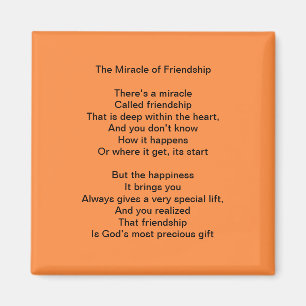 Miracle of Vänskap magnet