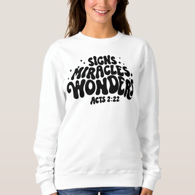Miracle Sweat Shirt T Shirt (Framsida)