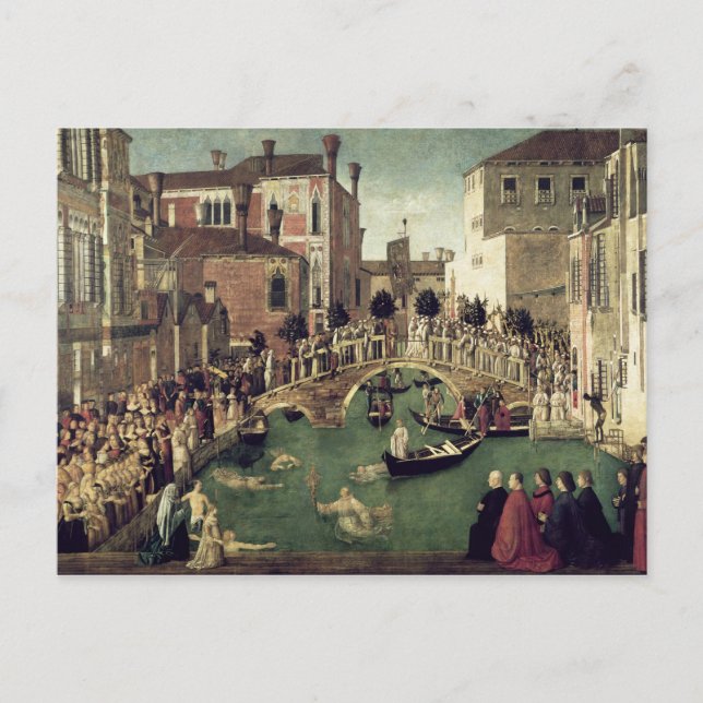 Miracle vid Kor på San Lorenzo-bron Vykort (Framsida)