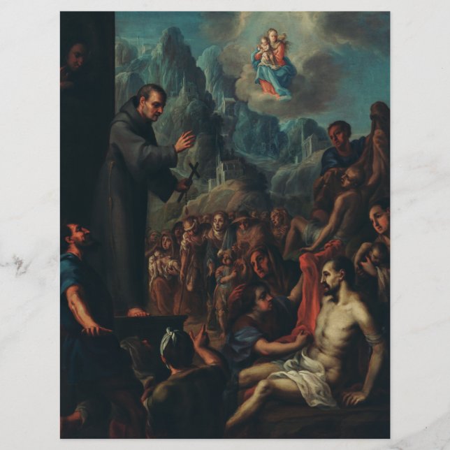 Miracles från Saint Salvador of Horta Reklamblad (Framsidan)