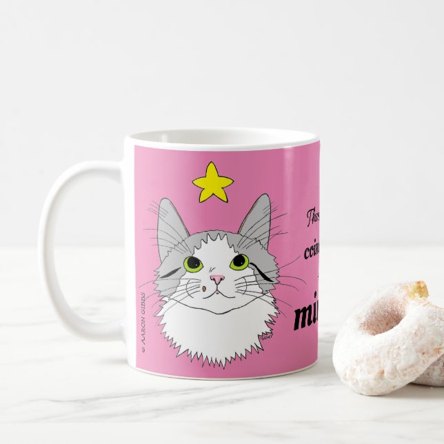 Miracles Gizmo Ragdoll Cat Inspirational Rosa Kaffemugg (Med munk)