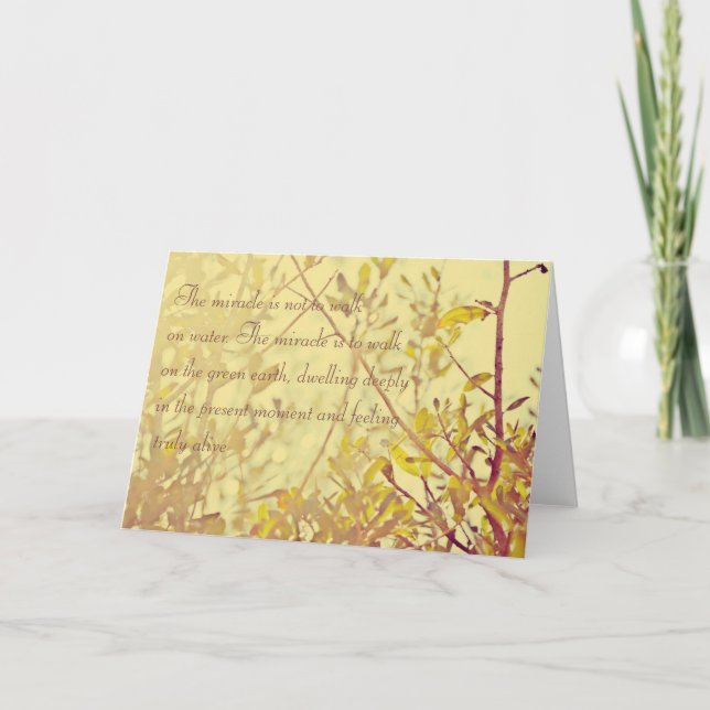 Miracles hälsningskort kort (Framsida)