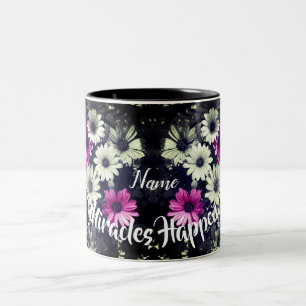 Miracles händer Daisy inspirationell Personlig Två-Tonad Mugg