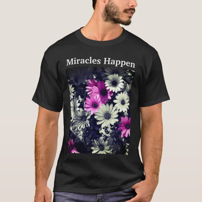 Miracles händer Daisy inspirationsinflytande T Shirt (Framsida)