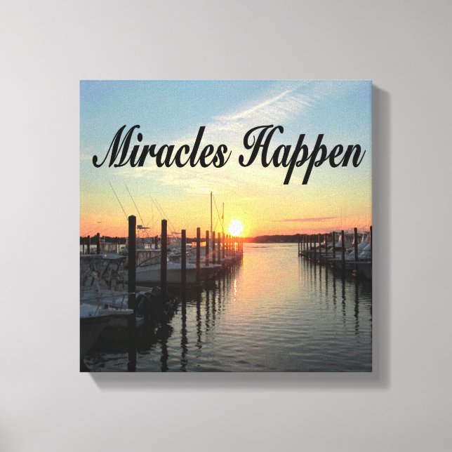 MIRACLES HÄNDER SUNSET FOTO DESIGN CANVASTRYCK (Framsida)