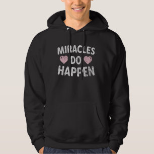Miracles händer t- Shirt för kvinnor Gluckande gra Hoodie