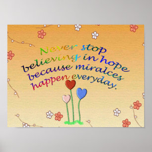 Miracles händer varje dag poster