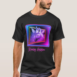 Miracles Hänen Pegasus Horses inspirationational T Shirt