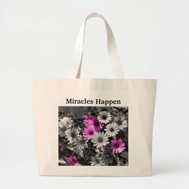 Miracles Hänger Daisys inspiration Tote Bag Jumbo Tygkasse (Framsidan)