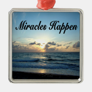 MIRACLES HAPPEN JULGRANSPRYDNAD METALL
