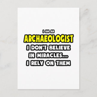 Miracles och Archeologists ... Funny Vykort
