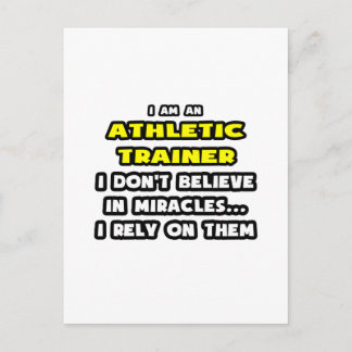 Miracles och Athletiska Tränare ... Funny Vykort