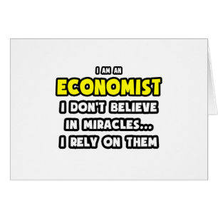 Miracles och Economists ...Lustigt Hälsningskort