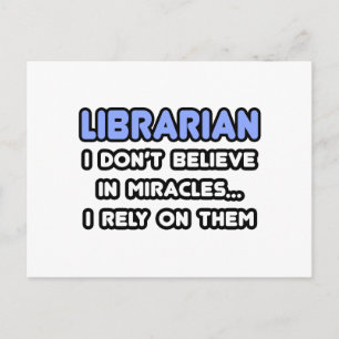 Miracles och Librarians Vykort
