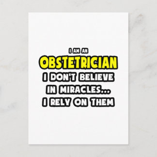 Miracles och Obstetriker ... Funny Vykort