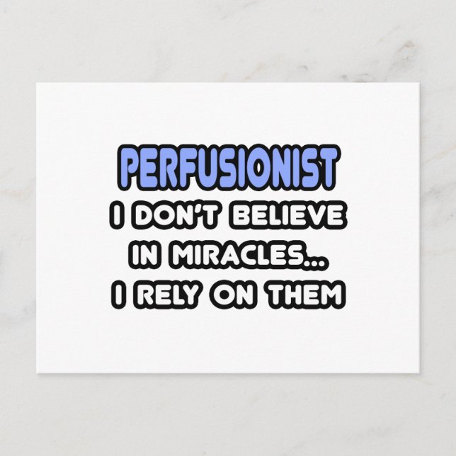 Miracles och Perfusion Vykort (Framsida)