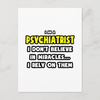 Miracles och Psychiatrists ...Lustigt Vykort