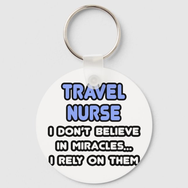 Miracles och Travel Nurses Nyckelring (Framsida)