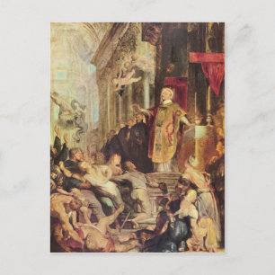Miracles of St Ignatius of Loyola av Paul Rubens Vykort