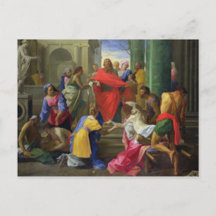 Miracles of St. Paul at Ephesus, 1693 Vykort