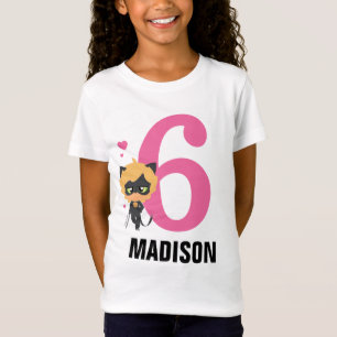 Miraculous Cat Noir Chibi Birthday T Shirt