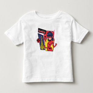 Miraculous Comic Ladybug Parisiska sättet T Shirt
