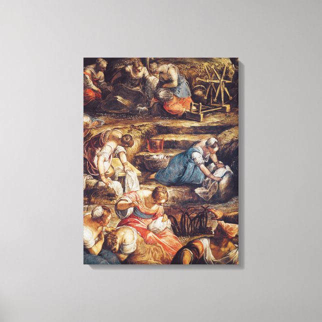 Miraculous Fall of Manna Canvastryck (Framsida)