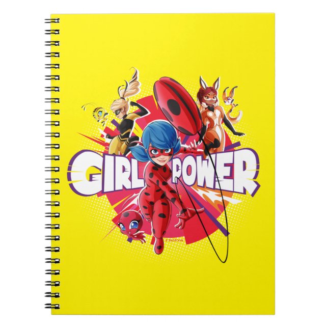 Miraculous Girl Power Anteckningsbok (Framsidan)